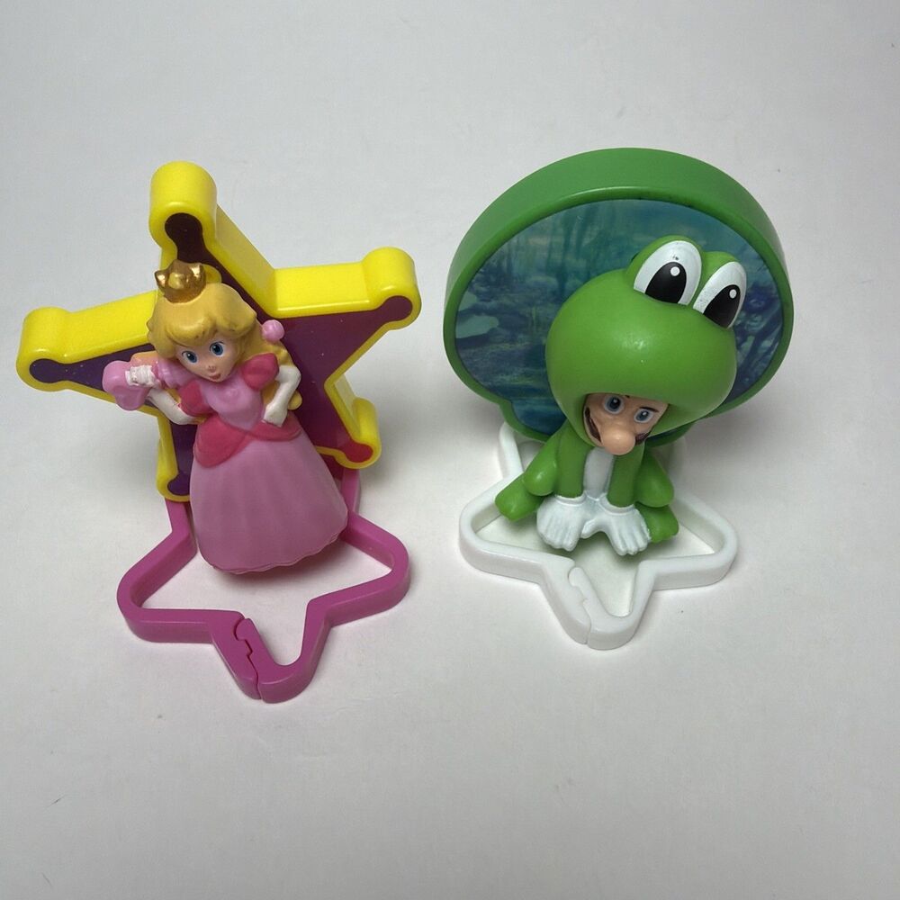 2 Pc 2026 McDonald's Super Mario Galaxy Happy Meal Toys